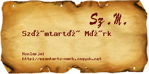 Számtartó Márk névjegykártya